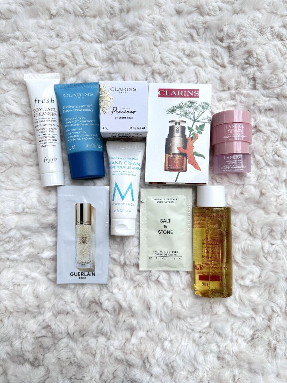 Brand New Set of 10 Beauty Products Samples/Travel Size Beauty Products